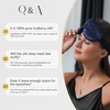 image:imageZIMASILK Adjustable 22 Momme 100 Pure Mulberry Silk Sleep Mask  3D Contoured Cup Eye Mask Soft Breathable Blindfold for Women Men Perfect Blocks Light for Sleeping BlackLeopard  PinkPurple