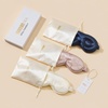 image:imageZIMASILK Adjustable 3D 22 Momme 100 Mulberry Silk Sleep Mask  Upgraded Eye Mask for Sleeping  Soft amp Breathable Blindfold  Blackout for Deep Sleeping Navy BlueIvory  Fruit Line Art