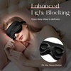image:imageZIMASILK Adjustable 3D 22 Momme 100 Mulberry Silk Sleep Mask  Upgraded Eye Mask for Sleeping  Soft amp Breathable Blindfold  Blackout for Deep Sleeping Navy BlueBlack