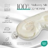 image:imageZIMASILK Adjustable 3D 22 Momme 100 Mulberry Silk Sleep Mask  Upgraded Eye Mask for Sleeping  Soft amp Breathable Blindfold  Blackout for Deep Sleeping Navy BlueIvory  Fruit Line Art