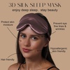 image:imageZIMASILK Adjustable 3D 22 Momme 100 Mulberry Silk Sleep Mask  Upgraded Eye Mask for Sleeping  Soft amp Breathable Blindfold  Blackout for Deep Sleeping Navy BlueGray Purple