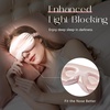 image:imageZIMASILK Adjustable 3D 22 Momme 100 Mulberry Silk Sleep Mask  Upgraded Eye Mask for Sleeping  Soft amp Breathable Blindfold  Blackout for Deep Sleeping Navy BluePink