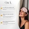 image:imageZIMASILK Adjustable 3D 22 Momme 100 Mulberry Silk Sleep Mask  Upgraded Eye Mask for Sleeping  Soft amp Breathable Blindfold  Blackout for Deep Sleeping Navy BlueBlack