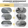 image:imageZIMASILK Upgraded 100 Pure Mulberry Silk Pillow Cases Grey Standard  6A Grade 19 Momme Silk Hair and Skin Care Reinforced Hidden Zipper Soft amp Smooth Gift Box 1pc Standard 20x26Grey
