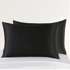 image:imageZIMASILK Upgraded 100 Pure Mulberry Silk Pillow Cases Grey Standard  6A Grade 19 Momme Silk Hair and Skin Care Reinforced Hidden Zipper Soft amp Smooth Gift Box 1pc Standard 20x26Black