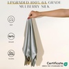 image:imageZIMASILK Upgraded 100 Pure Mulberry Silk Pillow Cases Grey Standard  6A Grade 19 Momme Silk Hair and Skin Care Reinforced Hidden Zipper Soft amp Smooth Gift Box 1pc Standard 20x26Grey
