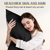 image:imageZIMASILK Upgraded 100 Pure Mulberry Silk Pillow Cases Grey Standard  6A Grade 19 Momme Silk Hair and Skin Care Reinforced Hidden Zipper Soft amp Smooth Gift Box 1pc Standard 20x26Black