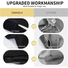 image:imageZIMASILK Upgraded 100 Pure Mulberry Silk Pillow Cases Grey Standard  6A Grade 19 Momme Silk Hair and Skin Care Reinforced Hidden Zipper Soft amp Smooth Gift Box 1pc Standard 20x26Black