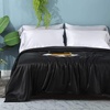 image:imageZIMASILK 100 Mulberry Silk Duvet CoverBoth Sides 19 Momme Nature Silk Bedding Cover with Zipper ClosureComfy ampSoft 1pc Duvet Cover onlyBlackKing104x92