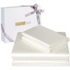 image:imageZIMASILK 19 Momme 100 Pure Mulberry Silk Bed Sheets  4Piece Sheet Set for Sleeping  Soft Breathable amp Hypoallergenic for a Comfortable Sleep  Queen Gray Ivory