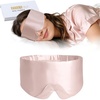 image:imageZIMASILK 22 Momme 100 Mulberry Silk Sleep Mask  Full Silk Filled  UltraSoft amp Breathable FaceHugging Blackout Eye Cover for Sleeping  Pink Pink