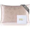 image:imageZIMASILK 22 Momme 100 Silk Pillowcase for Hair and Skin Ivory Queen  Pure Mulberry Silk Pillow Cases Grade 6A Luxury Hidden Zipper Soft amp Smooth Gift Box 1pc Queen 20x30Pink  Fruit Line Art