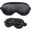 image:imageZIMASILK Adjustable 3D 22 Momme 100 Mulberry Silk Sleep Mask  Upgraded Eye Mask for Sleeping  Soft amp Breathable Blindfold  Blackout for Deep Sleeping Navy BlueBlack