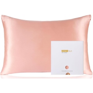 image:imageZIMASILK 100 Pure Mulberry Silk Pillow Cases for Hair and Skin Queen  Soft Hypoallergenic amp Smooth Both Sides Grade 6A Silk Hidden Zipper Gift for Women Men 1pc Queen 20x30 TaupeCoral