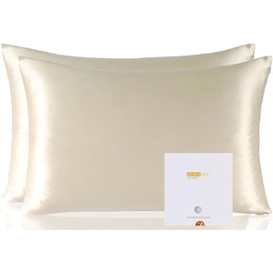 image:imageZIMASILK 100 Pure Mulberry Silk Pillow Cases for Hair and Skin Queen  Soft Hypoallergenic amp Smooth Both Sides Grade 6A Silk Hidden Zipper Gift for Women Men 1pc Queen 20x30 TaupeBeige Pair