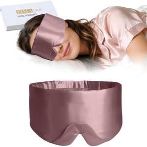 image:imageZIMASILK 22 Momme 100 Mulberry Silk Sleep Mask  Full Silk Filled  UltraSoft amp Breathable FaceHugging Blackout Eye Cover for Sleeping  Pink Gray Purple