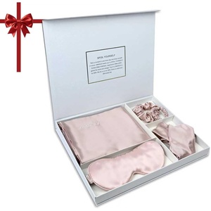 image:imageZIMASILK 22 Momme 100 Silk Pillowcase for Hair and Skin Ivory Queen  Pure Mulberry Silk Pillow Cases Grade 6A Luxury Hidden Zipper Soft amp Smooth Gift Box 1pc Queen 20x30Light Plum