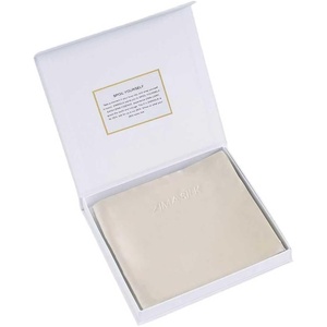 image:imageZIMASILK 22 Momme 100 Silk Pillowcase for Hair and Skin Ivory Queen  Pure Mulberry Silk Pillow Cases Grade 6A Luxury Hidden Zipper Soft amp Smooth Gift Box 1pc Queen 20x30Beige