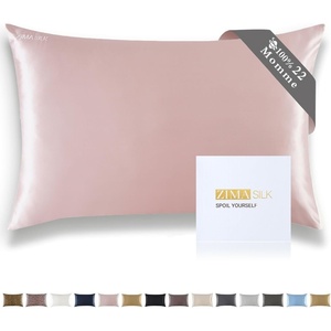image:imageZIMASILK 22 Momme 100 Silk Pillowcase for Hair and Skin Ivory Queen  Pure Mulberry Silk Pillow Cases Grade 6A Luxury Hidden Zipper Soft amp Smooth Gift Box 1pc Queen 20x30Pink