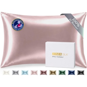 image:imageZIMASILK 25 Momme 100 Pure Mulberry Silk Pillow Cases Iron Gray Queen  Natural Silk Highest Grade 6A Hair and Skin Care Thick amp Soft Gift for Women Men 1pc Queen 20x30Light Plum
