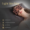 image:imageZIMASILK Adjustable 100 22 Momme Mulberry Silk Sleep Mask  Filled with Natural Silk  Softest amp Breathable  Blackout Eye Mask for Women Men Gift for Travel Nap BeigeLeopard  Black Pink