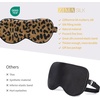 image:imageZIMASILK Adjustable 100 22 Momme Mulberry Silk Sleep Mask  Filled with Natural Silk  Softest amp Breathable  Blackout Eye Mask for Women Men Gift for Travel Nap BeigeLeopard  Black Golden