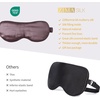 image:imageZIMASILK Adjustable 100 22 Momme Mulberry Silk Sleep Mask  Filled with Natural Silk  Softest amp Breathable  Blackout Eye Mask for Women Men Gift for Travel Nap BeigePlum Wine