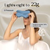 image:imageZIMASILK Adjustable 100 22 Momme Mulberry Silk Sleep Mask  Filled with Natural Silk  Softest amp Breathable  Blackout Eye Mask for Women Men Gift for Travel Nap BeigeSky Blue