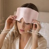image:imageZIMASILK 100 22 Momme Mulberry Silk Weighted Eye Mask for SleepingPink