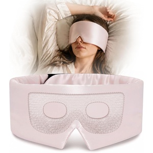 image:imageZIMASILK 100 22 Momme Mulberry Silk Weighted Eye Mask for SleepingPink